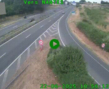 <h2>Webcam N147 au nord de Poitiers et à la jonction avec la A10</h2>