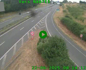 <h2>Webcam N147 au nord de Poitiers et à la jonction avec la A10</h2>
