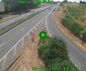 <h2>Webcam N147 au nord de Poitiers et à la jonction avec la A10</h2>