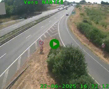 <h2>Webcam N147 au nord de Poitiers et à la jonction avec la A10</h2>