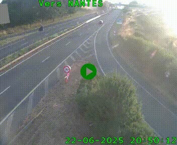 <h2>Webcam N147 au nord de Poitiers et à la jonction avec la A10</h2>