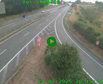 <h2>Webcam N147 au nord de Poitiers et à la jonction avec la A10</h2>