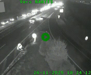 <h2>Webcam N147 au nord de Poitiers et à la jonction avec la A10</h2>