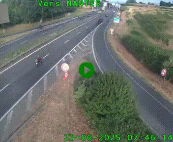 <h2>Webcam N147 au nord de Poitiers et à la jonction avec la A10</h2>
