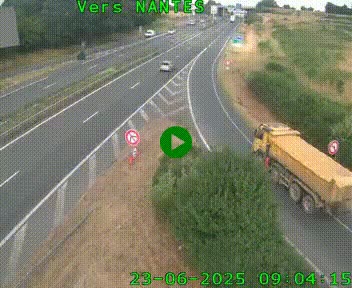 <h2>Webcam N147 au nord de Poitiers et à la jonction avec la A10</h2>