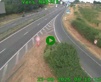 <h2>Webcam N147 au nord de Poitiers et à la jonction avec la A10</h2>