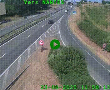<h2>Webcam N147 au nord de Poitiers et à la jonction avec la A10</h2>