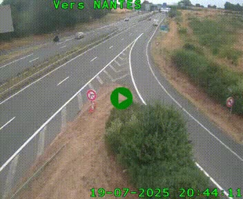 <h2>Webcam N147 au nord de Poitiers et à la jonction avec la A10</h2>
