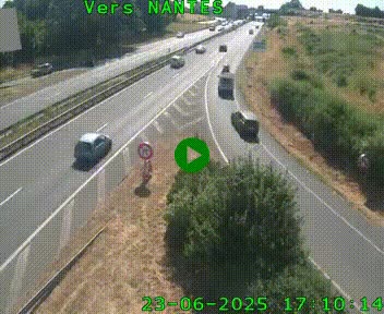 <h2>Webcam N147 au nord de Poitiers et à la jonction avec la A10</h2>