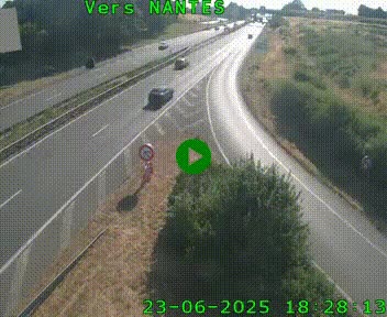 <h2>Webcam N147 au nord de Poitiers et à la jonction avec la A10</h2>
