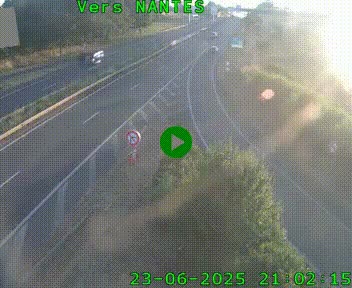 <h2>Webcam N147 au nord de Poitiers et à la jonction avec la A10</h2>