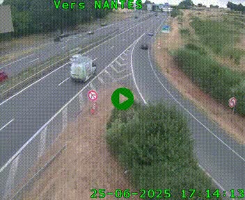 <h2>Webcam N147 au nord de Poitiers et à la jonction avec la A10</h2>