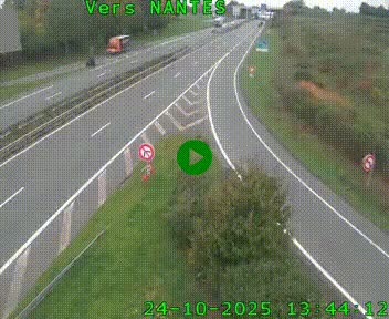 <h2>Webcam N147 au nord de Poitiers et à la jonction avec la A10</h2>