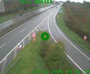 <h2>Webcam N147 au nord de Poitiers et à la jonction avec la A10</h2>