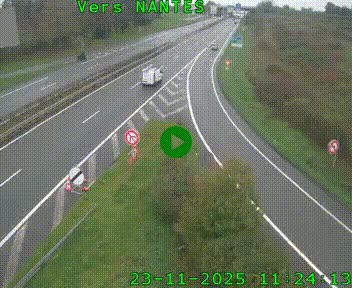 <h2>Webcam N147 au nord de Poitiers et à la jonction avec la A10</h2>