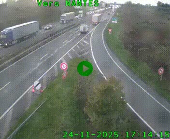 <h2>Webcam N147 au nord de Poitiers et à la jonction avec la A10</h2>
