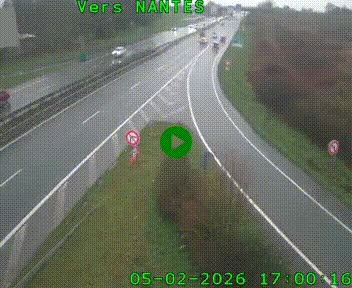 <h2>Webcam N147 au nord de Poitiers et à la jonction avec la A10</h2>
