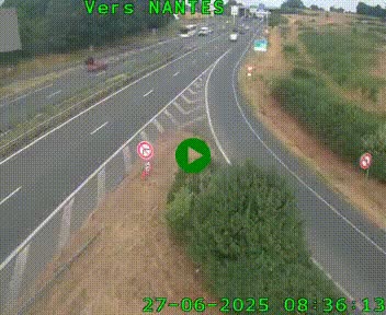 <h2>Webcam N147 au nord de Poitiers et à la jonction avec la A10</h2>
