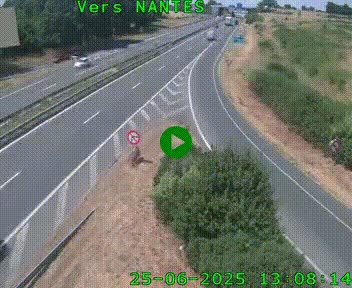 <h2>Webcam N147 au nord de Poitiers et à la jonction avec la A10</h2>