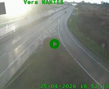 <h2>Webcam N147 au nord de Poitiers et à la jonction avec la A10</h2>