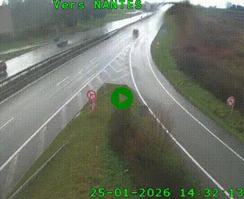 <h2>Webcam N147 au nord de Poitiers et à la jonction avec la A10</h2>