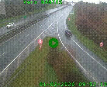 <h2>Webcam N147 au nord de Poitiers et à la jonction avec la A10</h2>