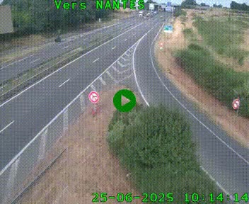 <h2>Webcam N147 au nord de Poitiers et à la jonction avec la A10</h2>