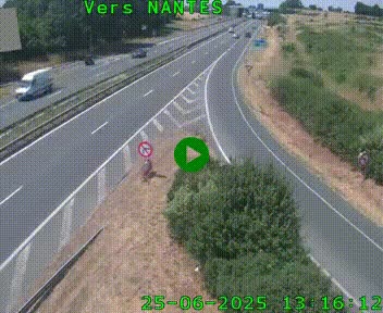 <h2>Webcam N147 au nord de Poitiers et à la jonction avec la A10</h2>