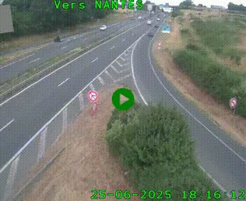 <h2>Webcam N147 au nord de Poitiers et à la jonction avec la A10</h2>