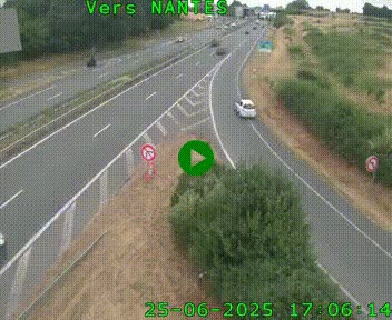 <h2>Webcam N147 au nord de Poitiers et à la jonction avec la A10</h2>