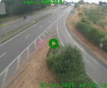 <h2>Webcam N147 au nord de Poitiers et à la jonction avec la A10</h2>