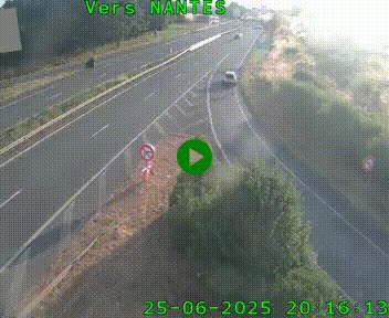 <h2>Webcam N147 au nord de Poitiers et à la jonction avec la A10</h2>