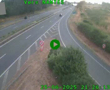 <h2>Webcam N147 au nord de Poitiers et à la jonction avec la A10</h2>