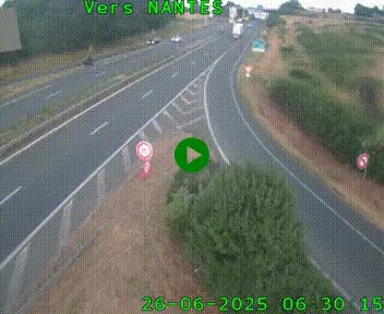 <h2>Webcam N147 au nord de Poitiers et à la jonction avec la A10</h2>