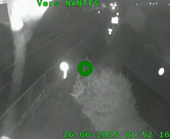 <h2>Webcam N147 au nord de Poitiers et à la jonction avec la A10</h2>