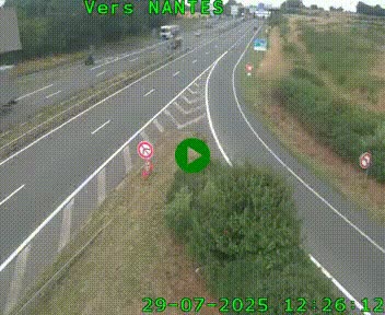 <h2>Webcam N147 au nord de Poitiers et à la jonction avec la A10</h2>