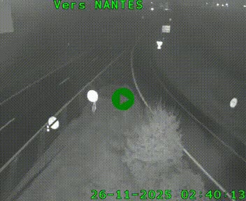 <h2>Webcam N147 au nord de Poitiers et à la jonction avec la A10</h2>