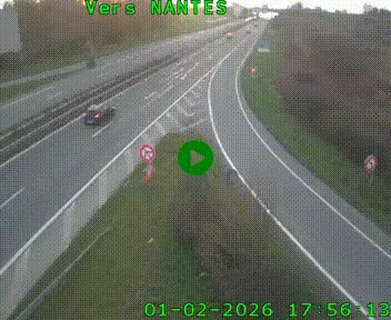 <h2>Webcam N147 au nord de Poitiers et à la jonction avec la A10</h2>