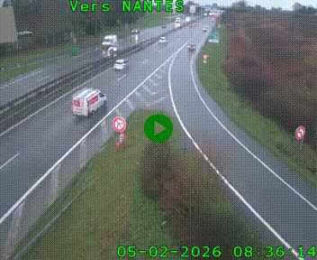 <h2>Webcam N147 au nord de Poitiers et à la jonction avec la A10</h2>