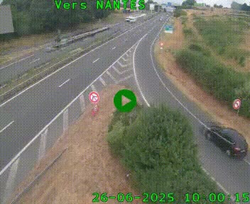 <h2>Webcam N147 au nord de Poitiers et à la jonction avec la A10</h2>
