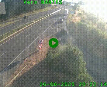 <h2>Webcam N147 au nord de Poitiers et à la jonction avec la A10</h2>