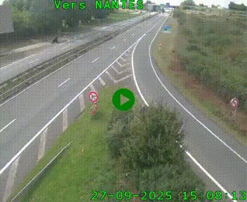 <h2>Webcam N147 au nord de Poitiers et à la jonction avec la A10</h2>