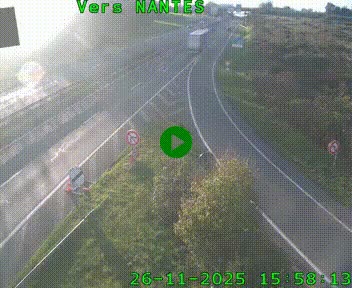 <h2>Webcam N147 au nord de Poitiers et à la jonction avec la A10</h2>