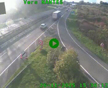 <h2>Webcam N147 au nord de Poitiers et à la jonction avec la A10</h2>