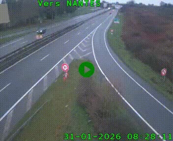<h2>Webcam N147 au nord de Poitiers et à la jonction avec la A10</h2>