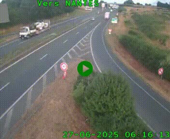 <h2>Webcam N147 au nord de Poitiers et à la jonction avec la A10</h2>