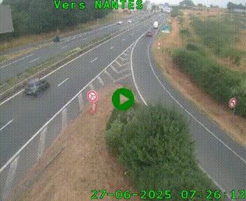 <h2>Webcam N147 au nord de Poitiers et à la jonction avec la A10</h2>