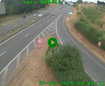 <h2>Webcam N147 au nord de Poitiers et à la jonction avec la A10</h2>