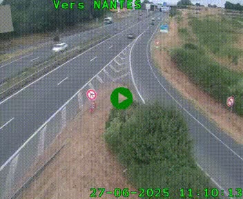<h2>Webcam N147 au nord de Poitiers et à la jonction avec la A10</h2>
