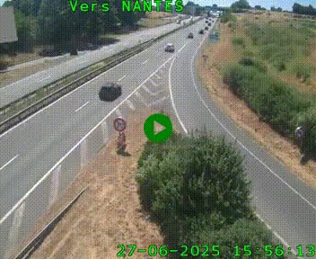 <h2>Webcam N147 au nord de Poitiers et à la jonction avec la A10</h2>
